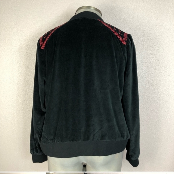 Torrid Velvet Bomber Jacket - Picture 2 of 6